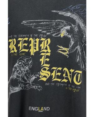 Represent T-Shirt Enemy Cotton T-Shirts - Grey