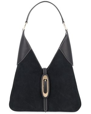 Michael Kors Hobo Buckle Bag - Black