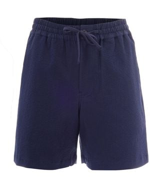 Maison Kitsuné Elasticated Shorts - Blue