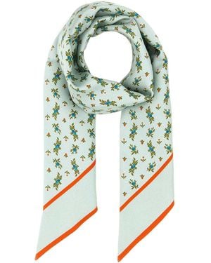 Prada Printed Twill Foulard - Green