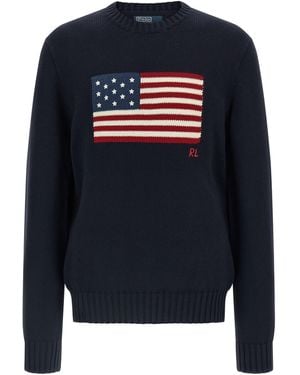 Polo Ralph Lauren Intarsia Jumper - Blue
