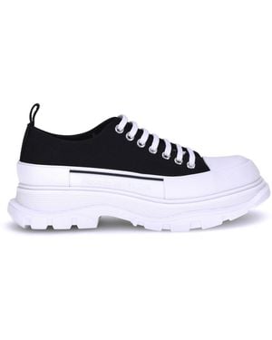 McQueen Tread Slick Sneakers Upper: Canvas; Sole: Rubber - White