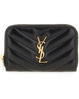 Saint Laurent Nappa Leather Wallet - Black