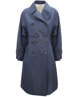 Weekend by Maxmara Coats Cotton - Blue
