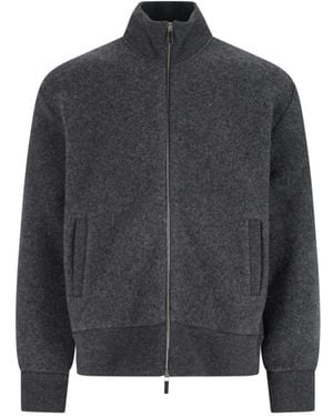 Thom Browne Wool Zip Jacket - Grey