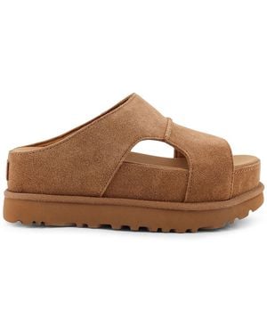 UGG W Goldenstar Suede Sandals - Brown