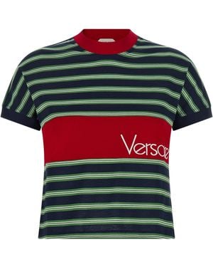 Versace Cotton T-Shirt - Green