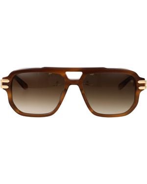 Maybach The Hustler I Mg-Acc-Acd-Z62 Titanium Sunglasses - Brown