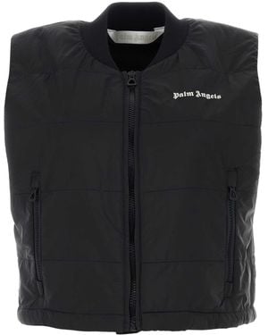 Palm Angels Nylon Vest - Black
