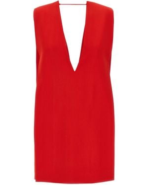 ワンピース SPORTMAX 'Agrume1234' dress Red Sportmax 'agrume' Viscose Dress in Red | Lyst