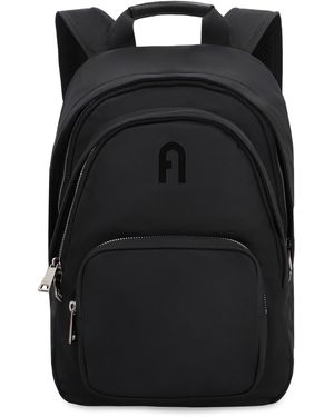 Furla Multi S Nylon Backpack - Black