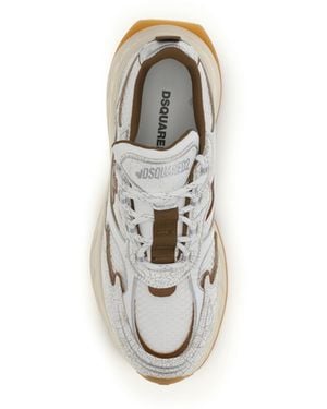 DSquared² Trainers Sprinter Leather-Cream- Trainers - White