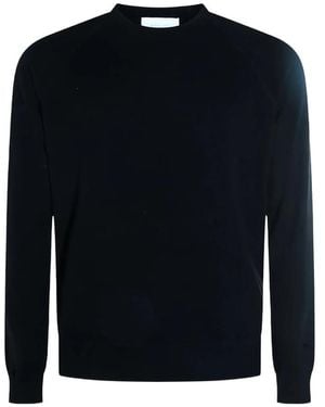 Malo Silvio Raglan-Sleeve Cashmere Jumper - Blue