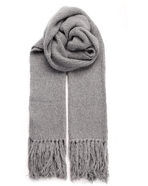 Lardini Wool And Cashmere Scarf - Grey