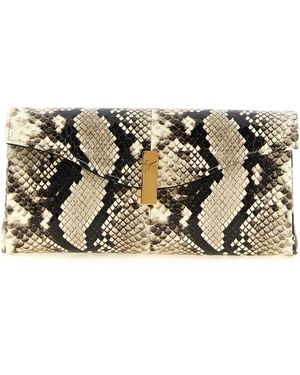 Giuseppe Zanotti 'Flutie' Clutch - Grey