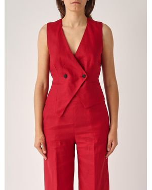 Liviana Conti Gilet Suzy Jacket - Red