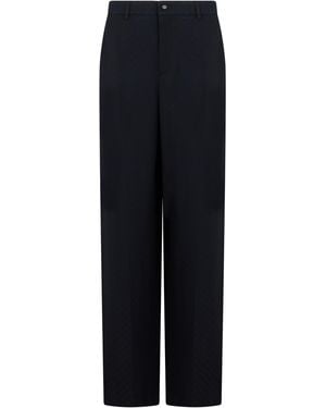 Gucci Wide-Leg Pants Viscose - Blue