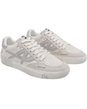 Ash Trainers Calf Leather/Rubber Sole - Grey