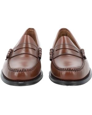 G.H. Bass & Co. Loafers Weejun Heritage Larson Cow Leather - Brown