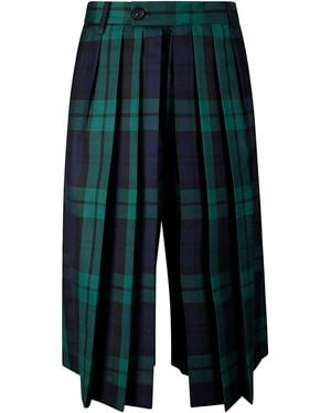 Setchu Hakama Trousers Tartan - Blue