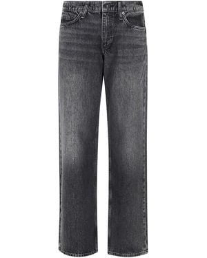 Rag & Bone Ftsaige Lr Full Relaxed Straight - Gray