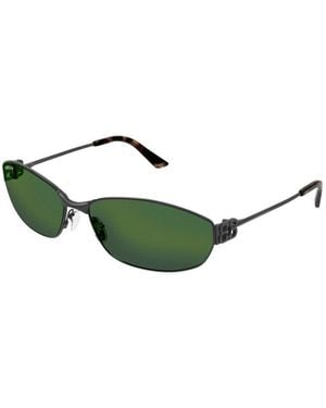 Balenciaga Sunglasses Cat Eye Full Rim, Frame And Mirror Lens Bb0336S005 - Green