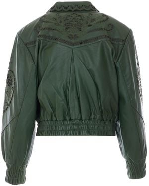 FARM Rio Jackets Leather - Green