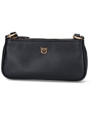 Pinko Mini Shoulder Bag - Black