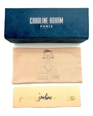 Caroline Abram Olga 771 Peach Acetate Occhiali Da Vista - Blue