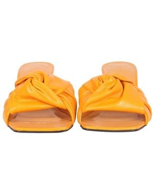 BY FAR By Far Leather Sandals - Orange