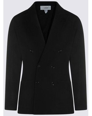 Lardini Cotton Blazer - Black