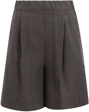 Whyci Shorts Linen - Grey