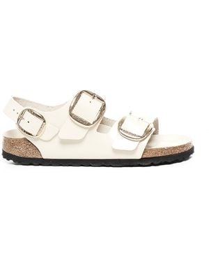 Birkenstock Milano Big Buckle Sandals - White