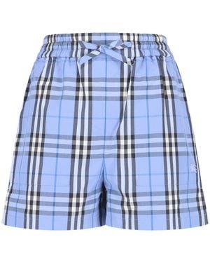 Burberry Pants Cotton - Blue