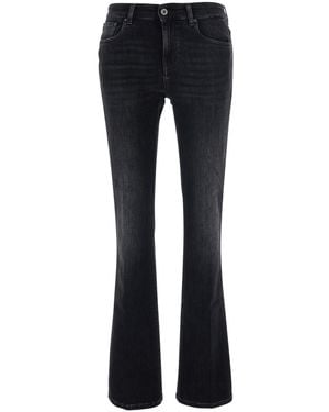 AG Jeans Bootcut Jeans High-Waisted Cotton - Blue