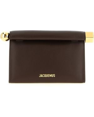Jacquemus Clutch - Brown