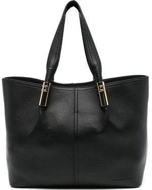 Elisabetta Franchi Shopping Bag - Black