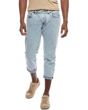 Brunello Cucinelli Light Cropped Pants - Blue