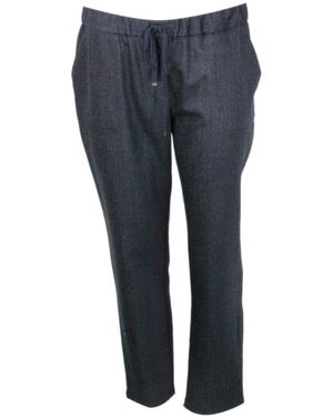 Lorena Antoniazzi Trousers 98Wv 2Ea - Blue