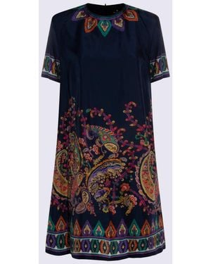 Etro Silk Dress - Blue