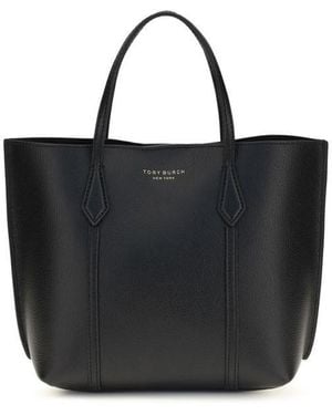 Tory Burch Calf Leather Bos Taurus Handbag Bag - Black