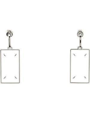Maison Margiela Brass Earrings - White