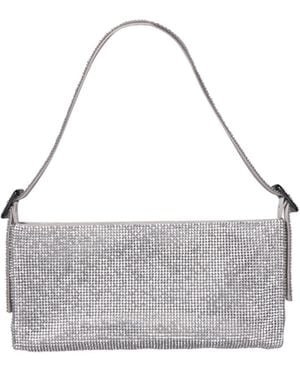 Benedetta Bruzziches Your Best Friend La Grande Crystal Bag - White