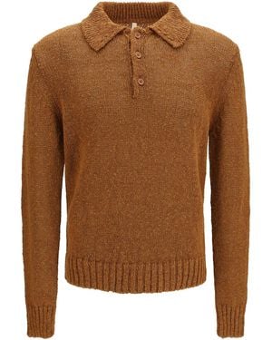 sunflower Buttoned Polo - Brown