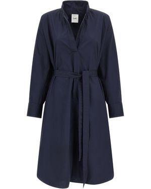 Nude Chemisier Dress Cotton - Blue
