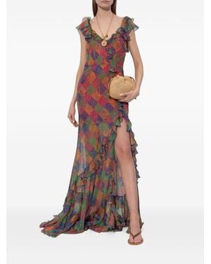 Etro Dress Silk - Brown