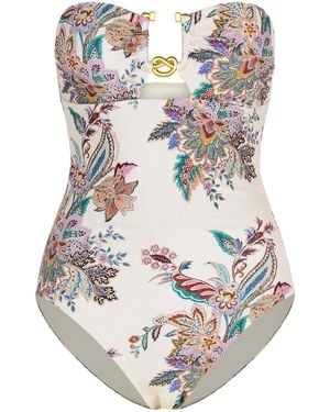 Zimmermann Rihannon One-Piece Swimsuit - White