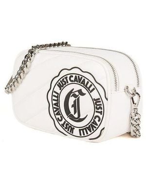 Just Cavalli Crossbody Bag- Polyester Crossbody-Bags - White