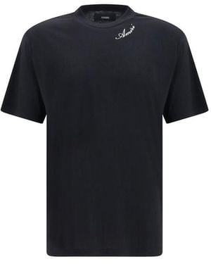 Amiri Cotton T-Shirt - Black