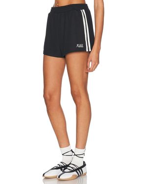 SPORTY&RICH Sr Runner Roller Short Pes Cool Max Recycled Pant - Black